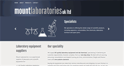 Desktop Screenshot of mountlaboratories.com