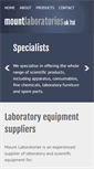 Mobile Screenshot of mountlaboratories.com